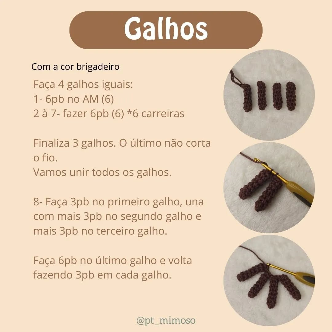 Grátis: Padrão de Crochê da Árvore de Outono
