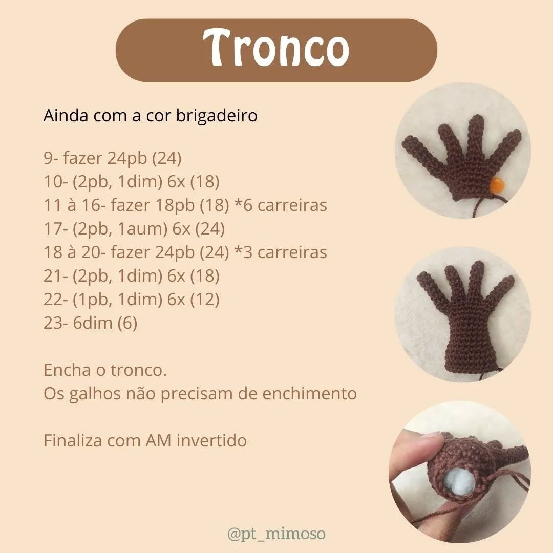 Grátis: Padrão de Crochê da Árvore de Outono
