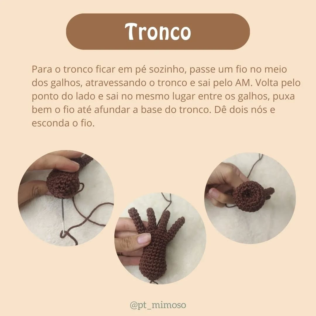Grátis: Padrão de Crochê da Árvore de Outono