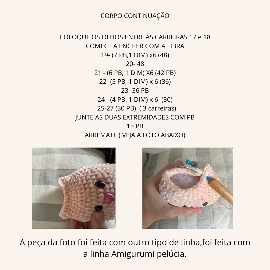 Grátis: Padrão de crochê de gatinho fofo com laço