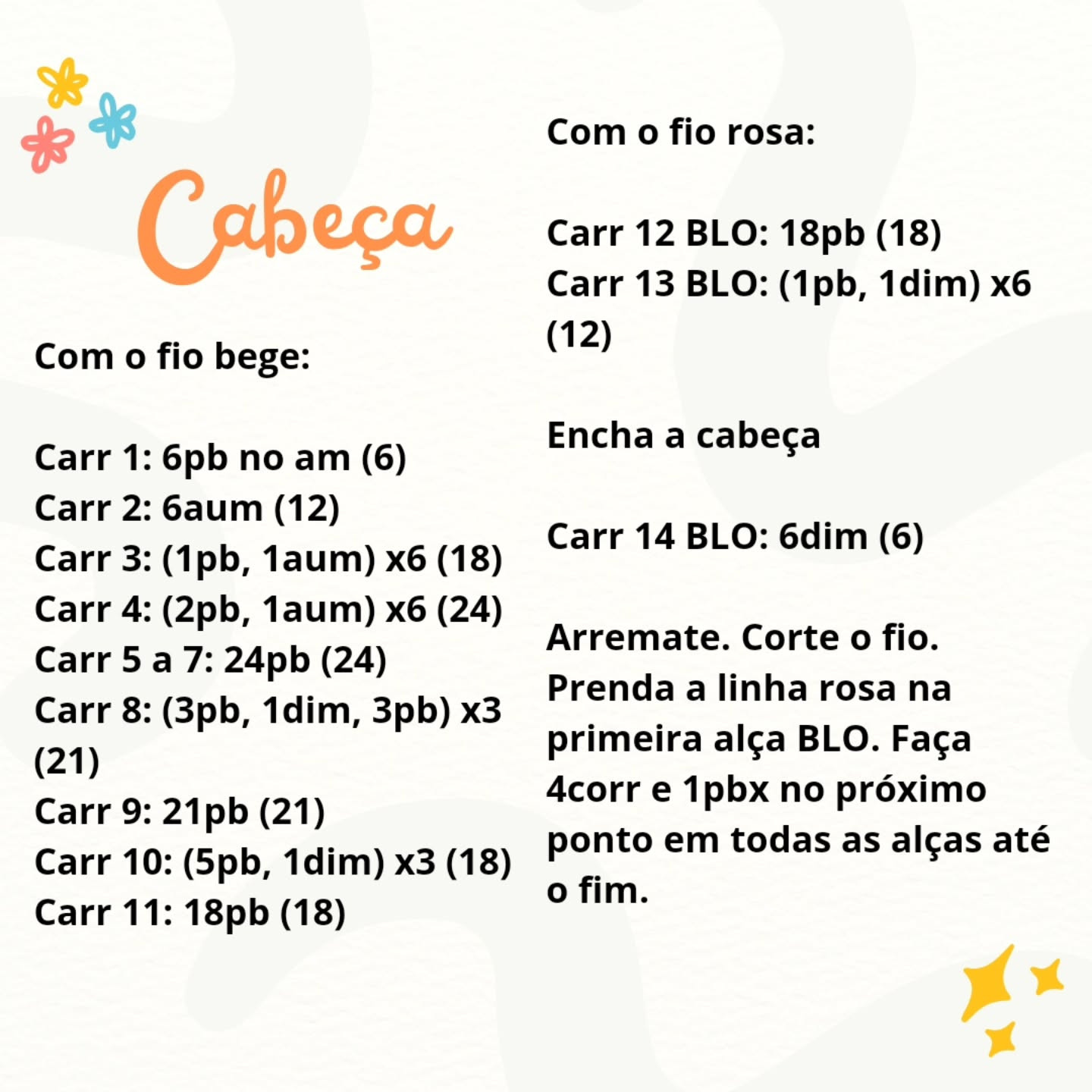 Grátis: Padrão de crochê de ovelhinha fofa