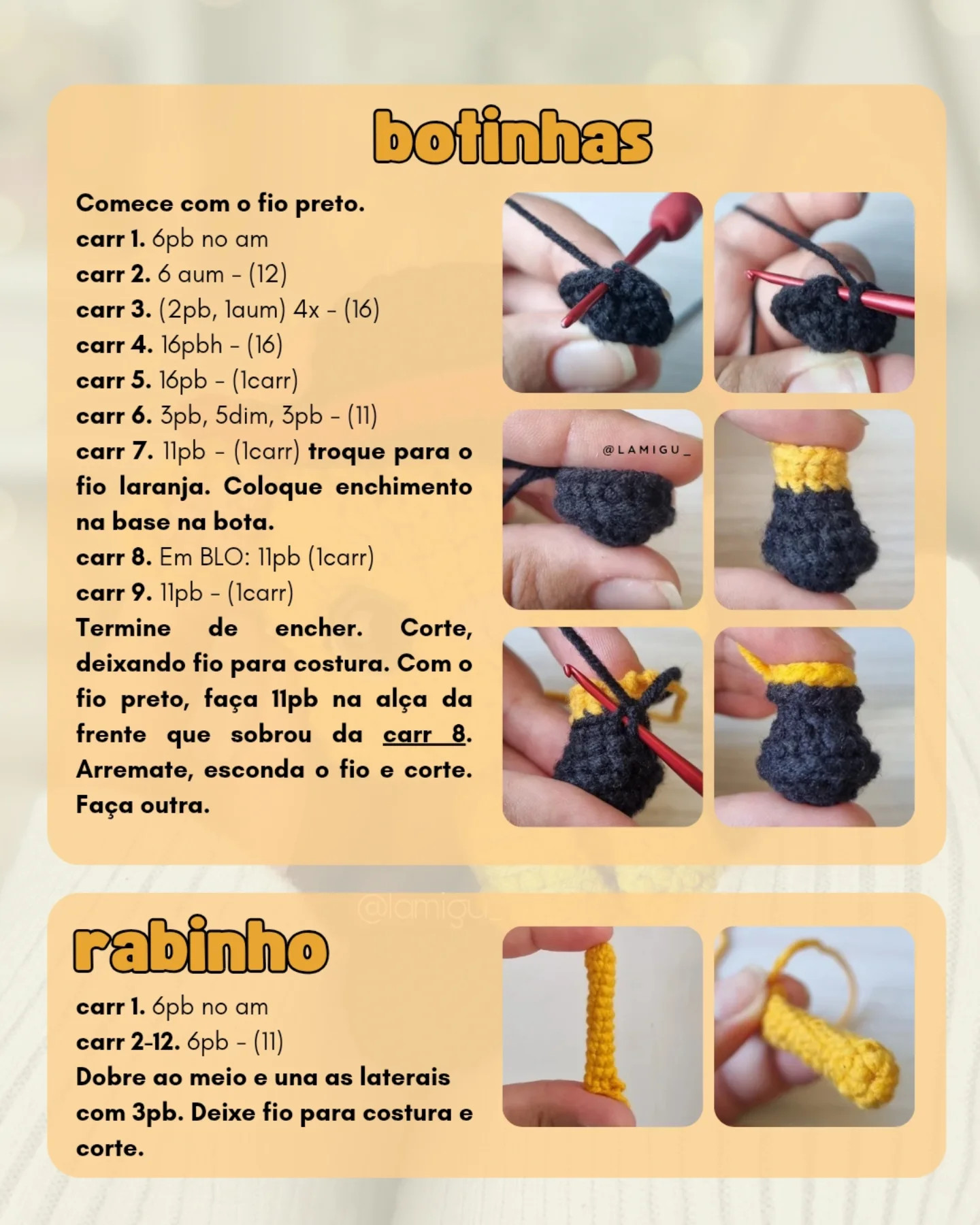 Grátis: Padrão de Crochê do Gato de Botas