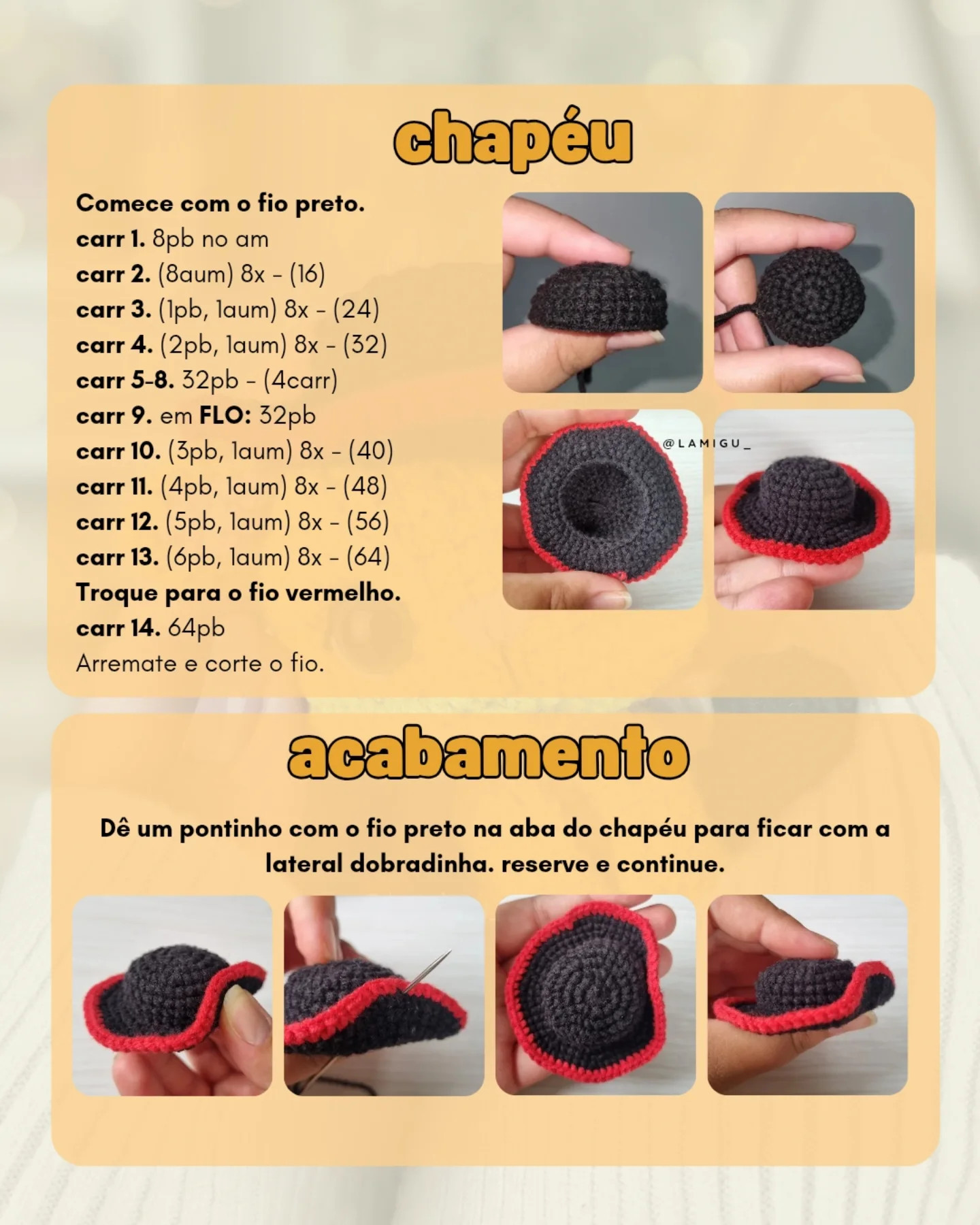 Grátis: Padrão de Crochê do Gato de Botas