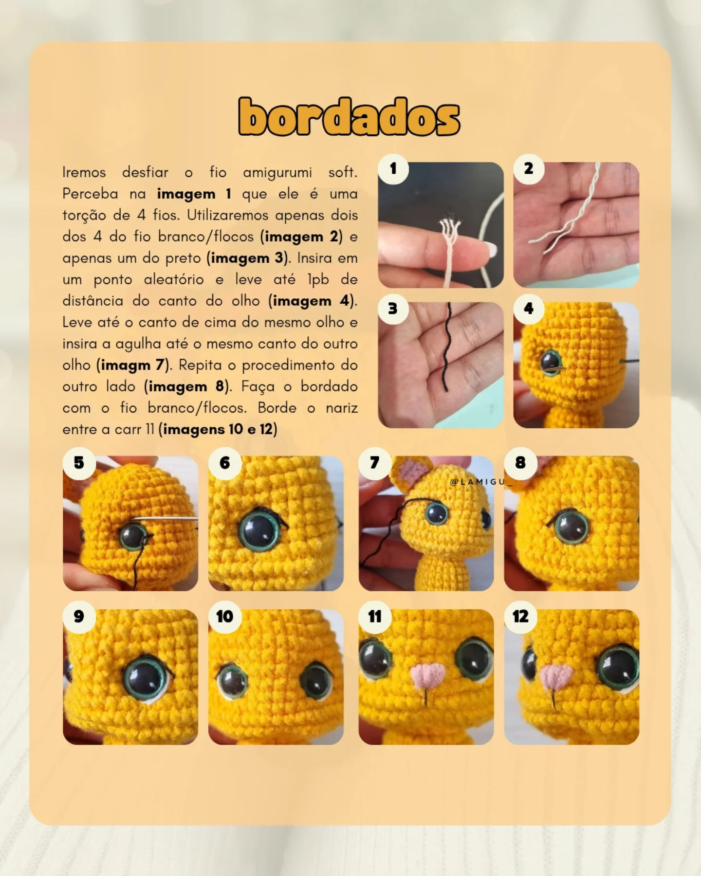 Grátis: Padrão de Crochê do Gato de Botas