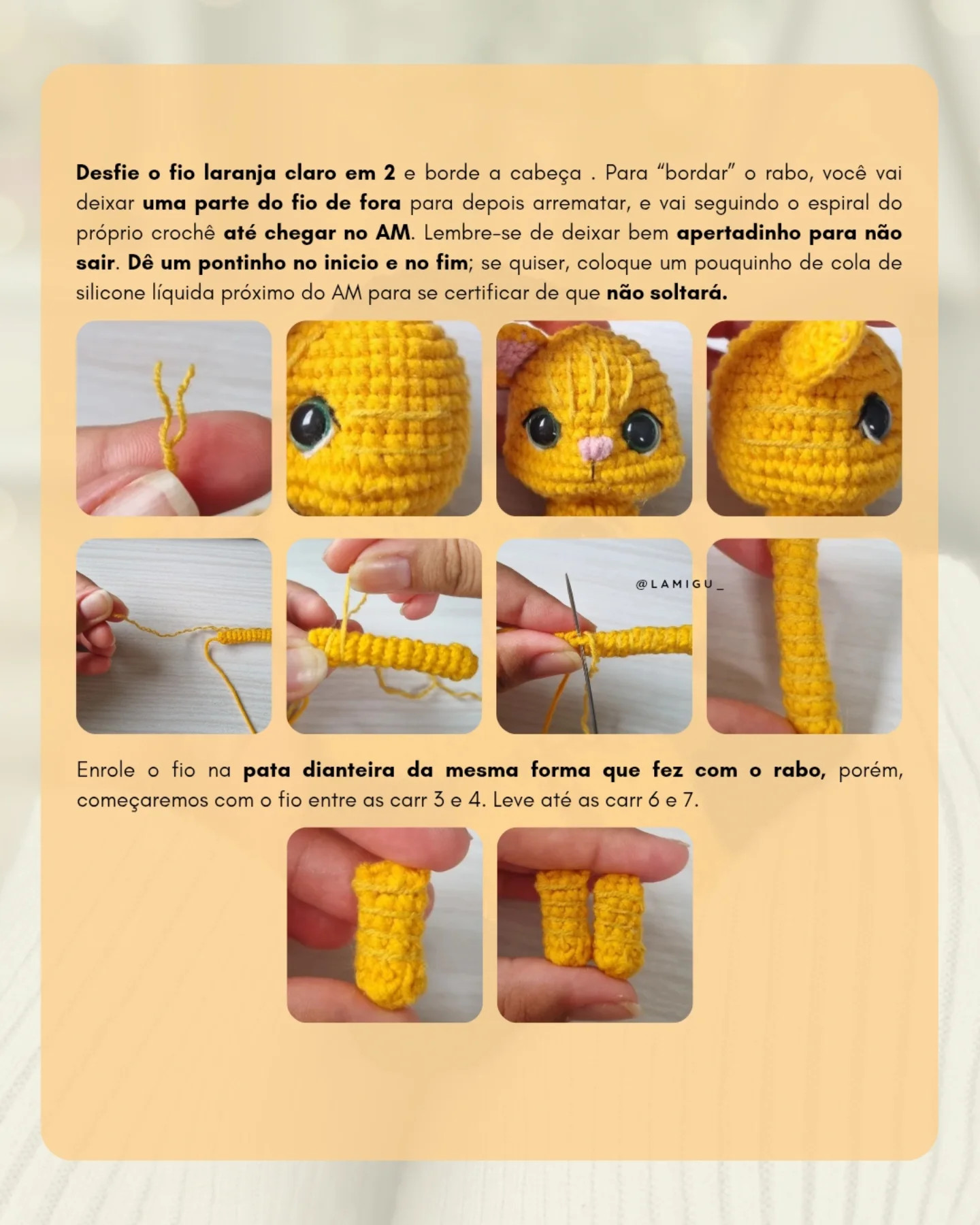 Grátis: Padrão de Crochê do Gato de Botas
