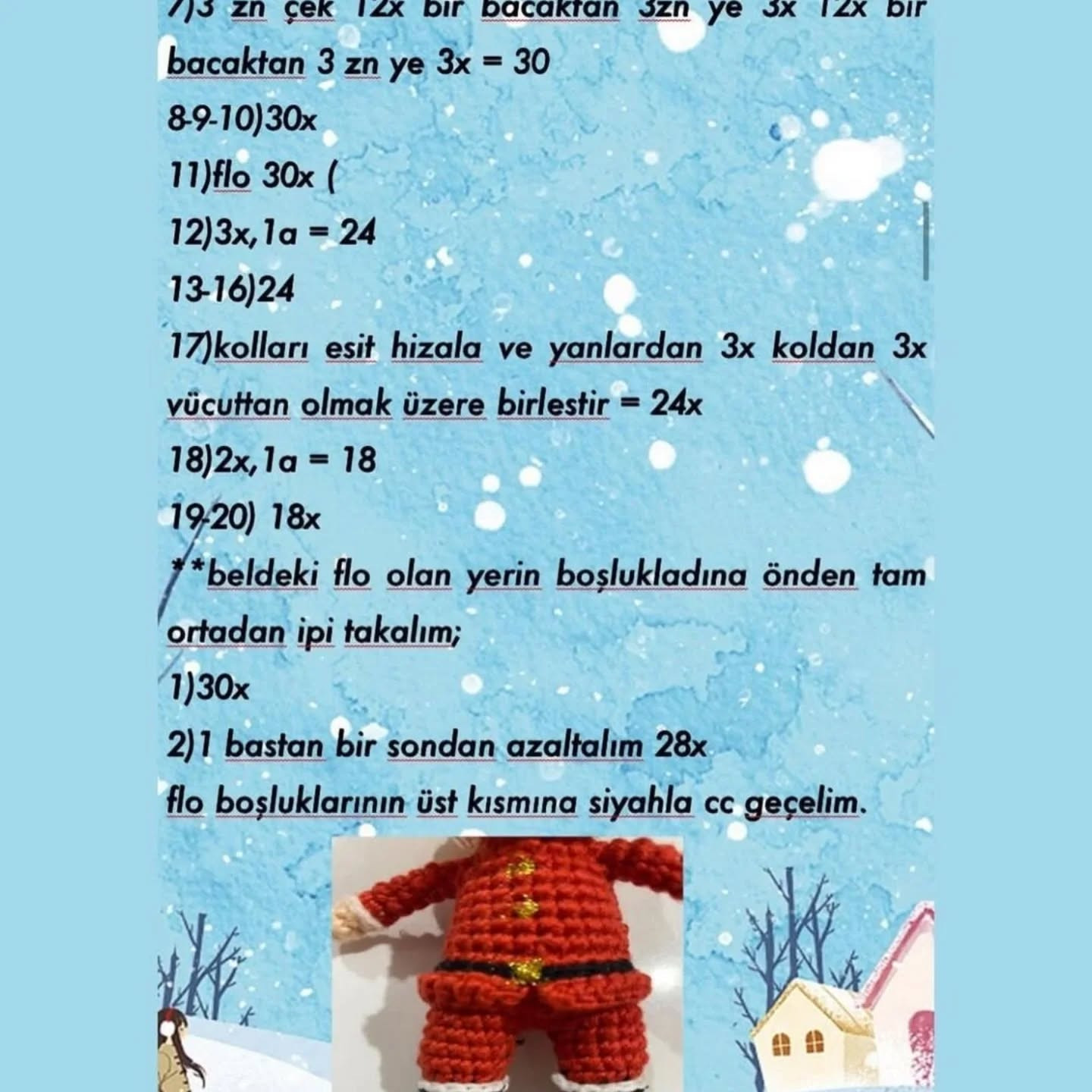 Grátis: Padrão de crochê do Papai Noel e bengala de doces