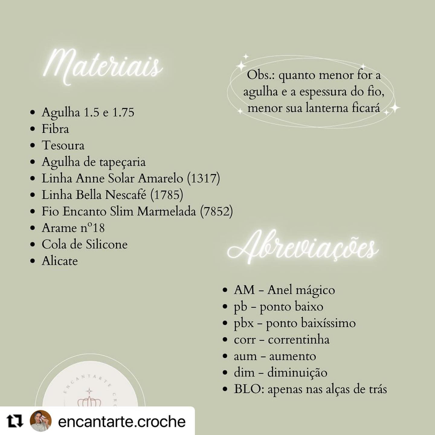 Grátis: Padrão de crochê para uma lanterna encantada de Natal.