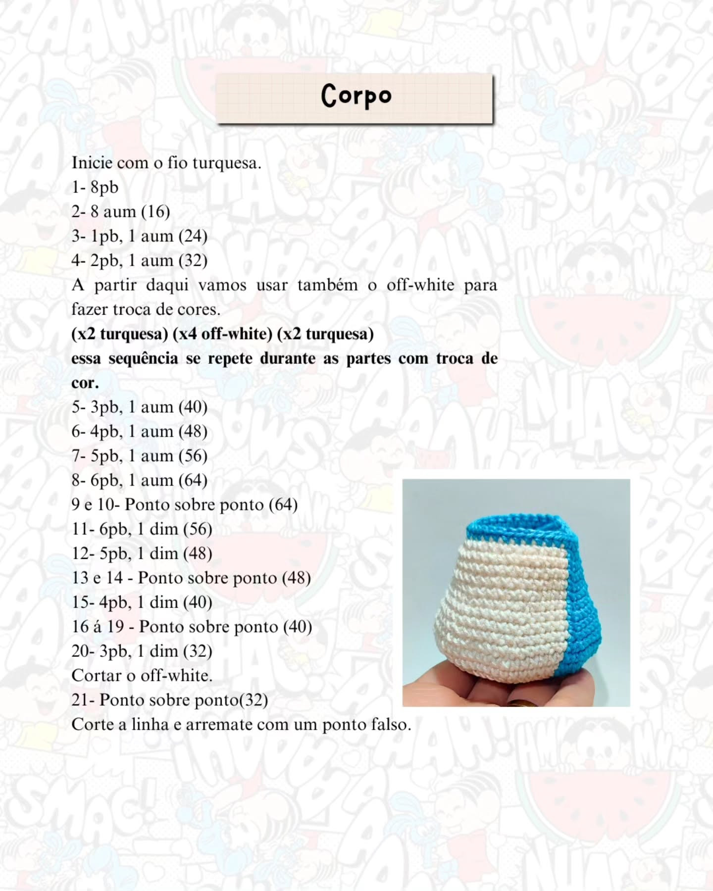 Grátis: Passo a passo do coelhinho Sansão
