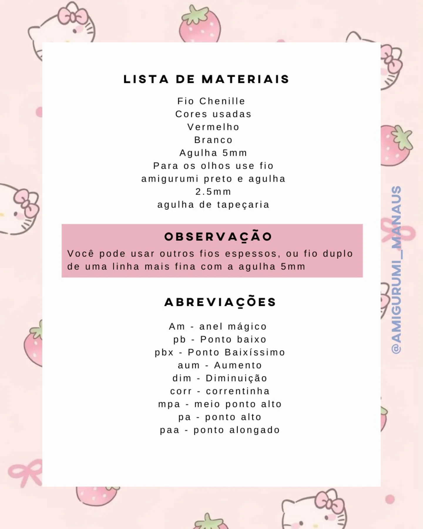 Grátis: Porta-óculos Hello Kitty em crochê