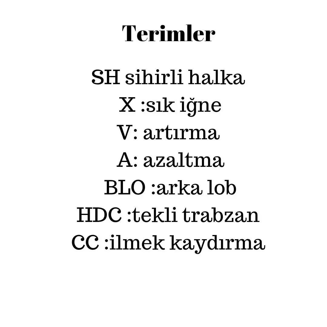 Güçlü Şirin Amigurumi Şeması