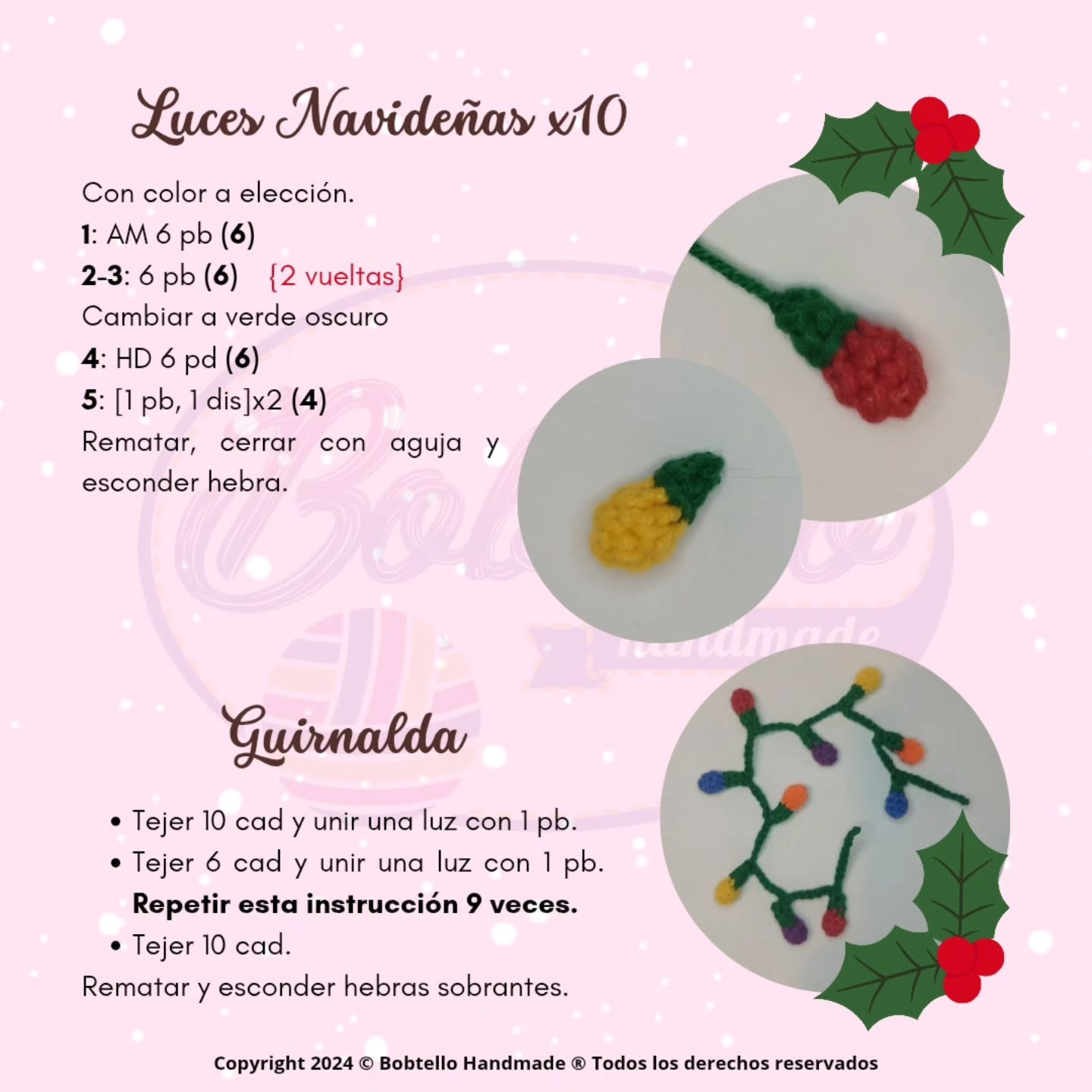Hámster Navideño: Patrón de Ganchillo Gratis