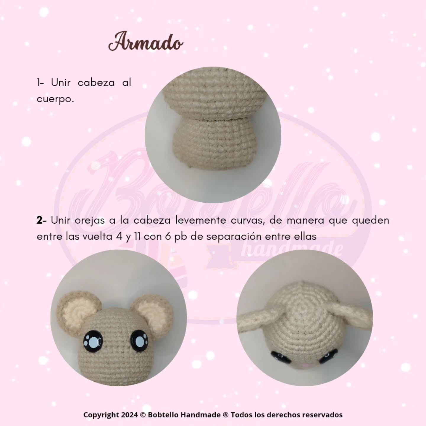 Hámster Navideño: Patrón de Ganchillo Gratis