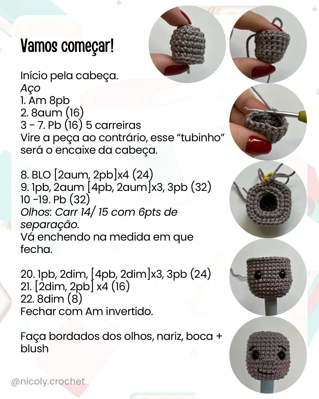 HOMEM DE LATA Amigurumi: Gráfico de crochê grátis!