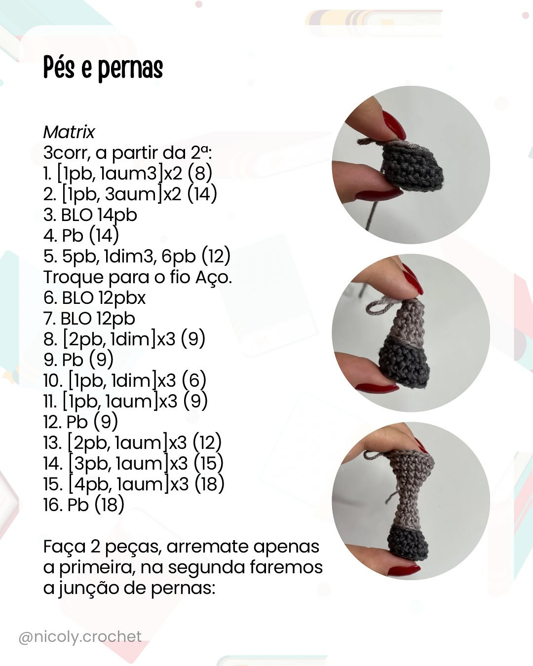HOMEM DE LATA Amigurumi: Gráfico de crochê grátis!