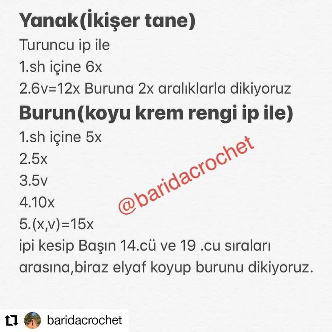 Hürrem Sultan Papağan Amigurumi Tarifi