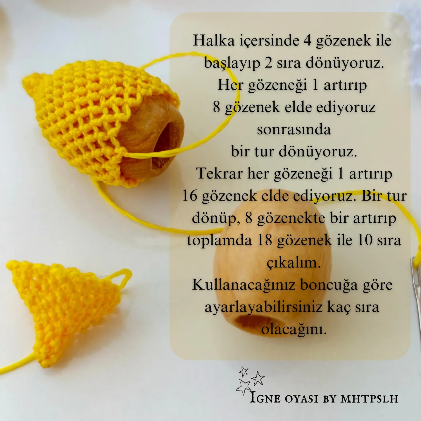 İğne Oyası Limon Şeması: Adım Adım Yapılışı