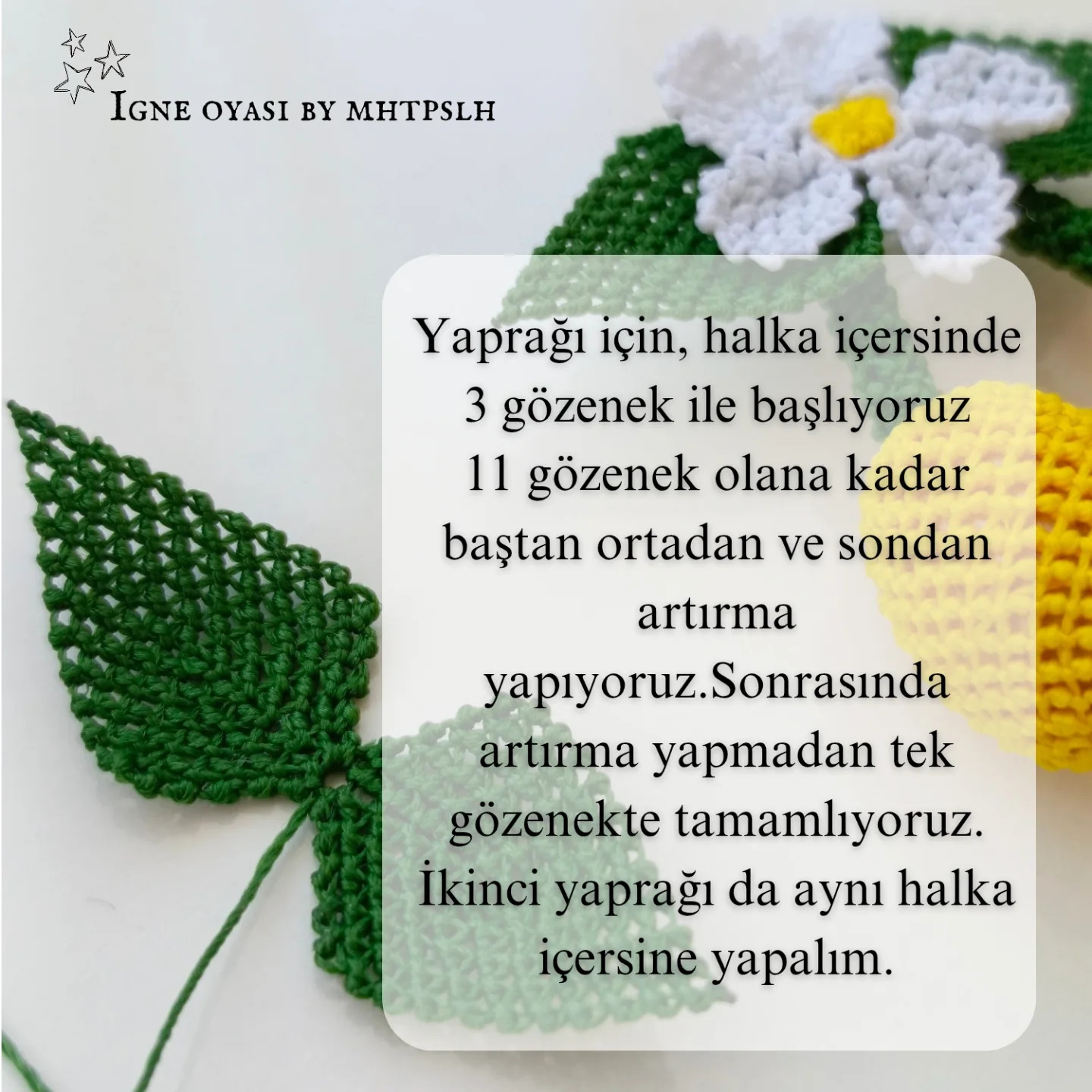 İğne Oyası Limon Şeması: Adım Adım Yapılışı
