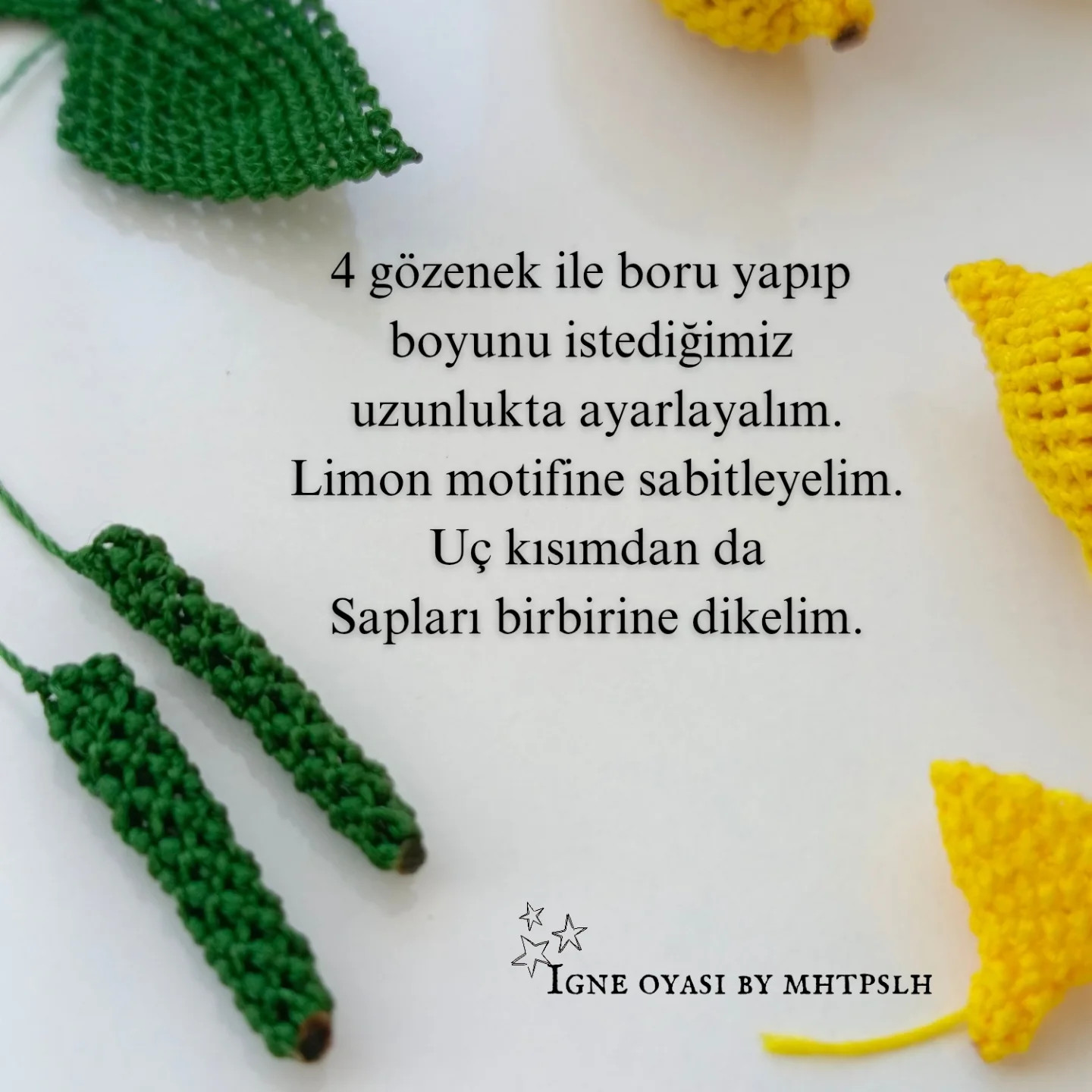 İğne Oyası Limon Şeması: Adım Adım Yapılışı