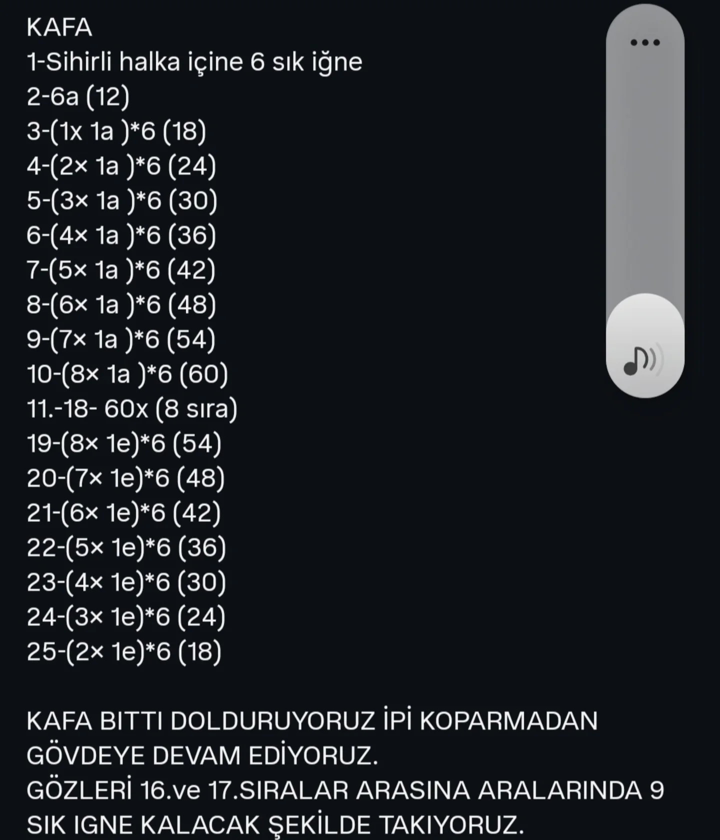 İşte kedicik yapım şeması!