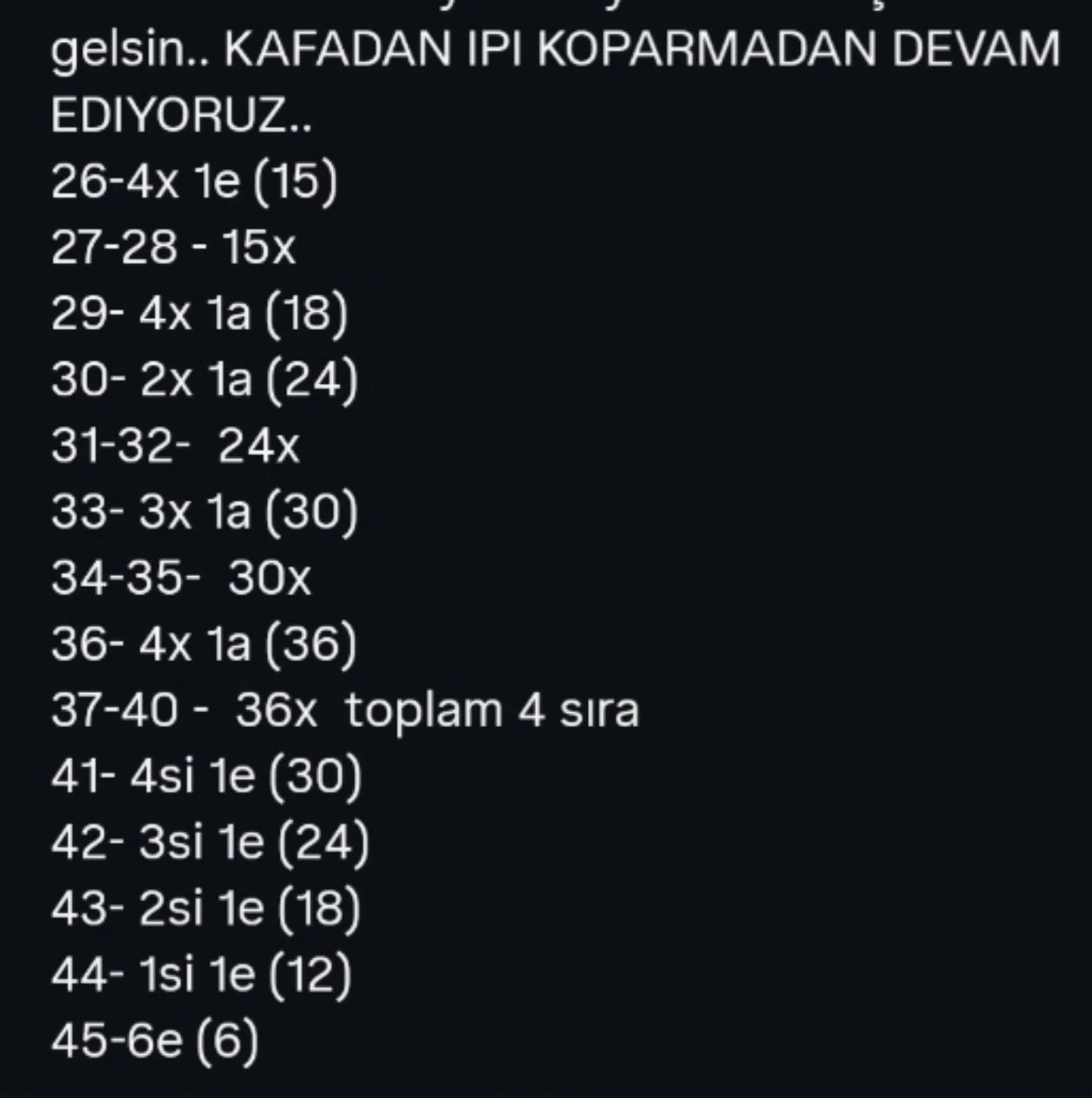 İşte kedicik yapım şeması!