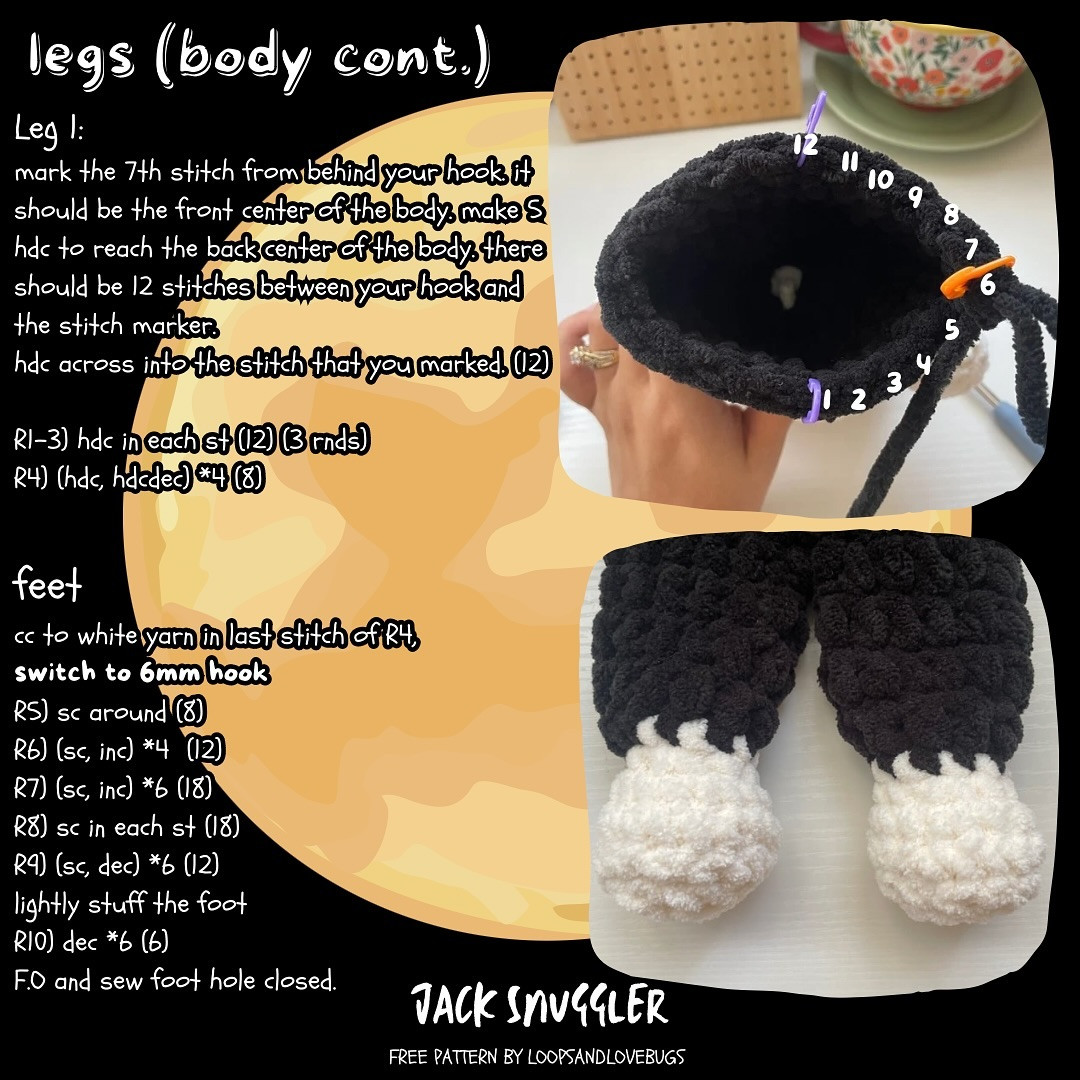 Jack Skellington Amigurumi Crochet Pattern