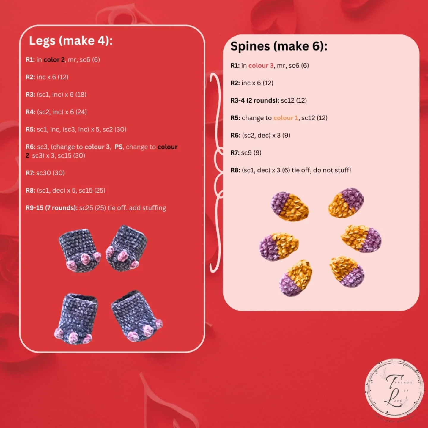 Jangmo-o Crochet Pattern Chart