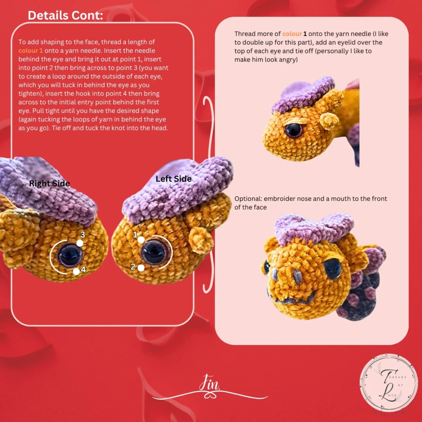 Jangmo-o Crochet Pattern Chart
