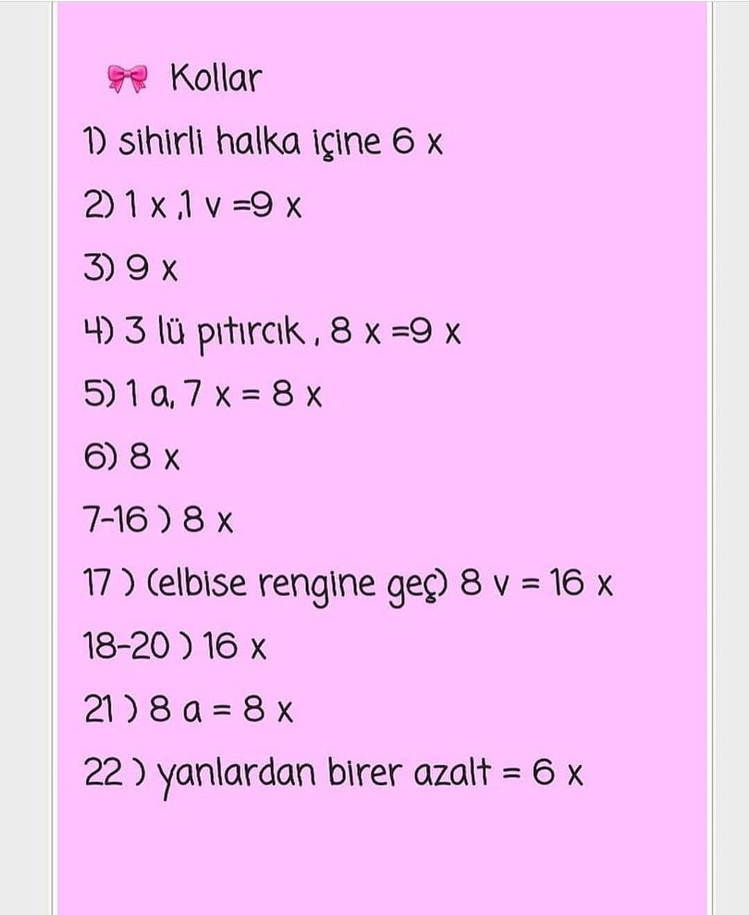 Kadife Kız Bebek Örgü Tarifi