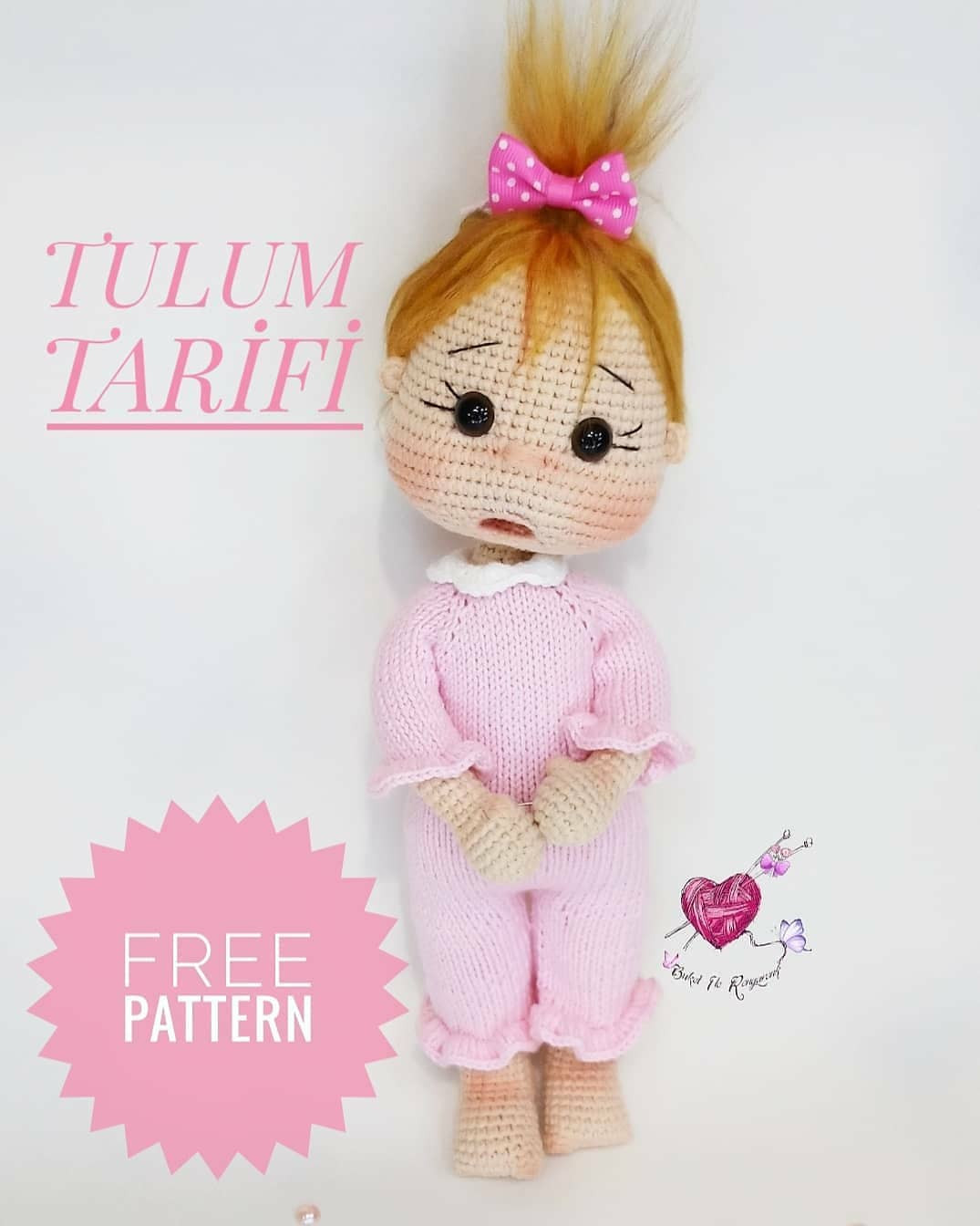Kafası için ücretsiz amigurumi bebek patiği modeli