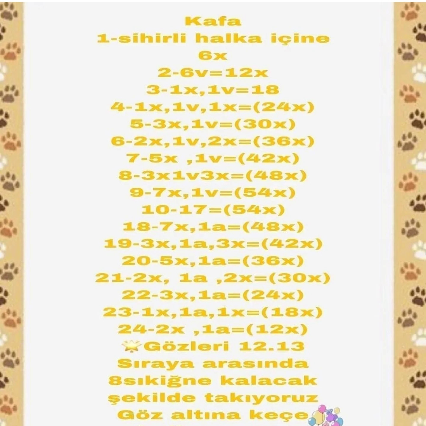 Kaplan Timy Tığ İşi Tarifi