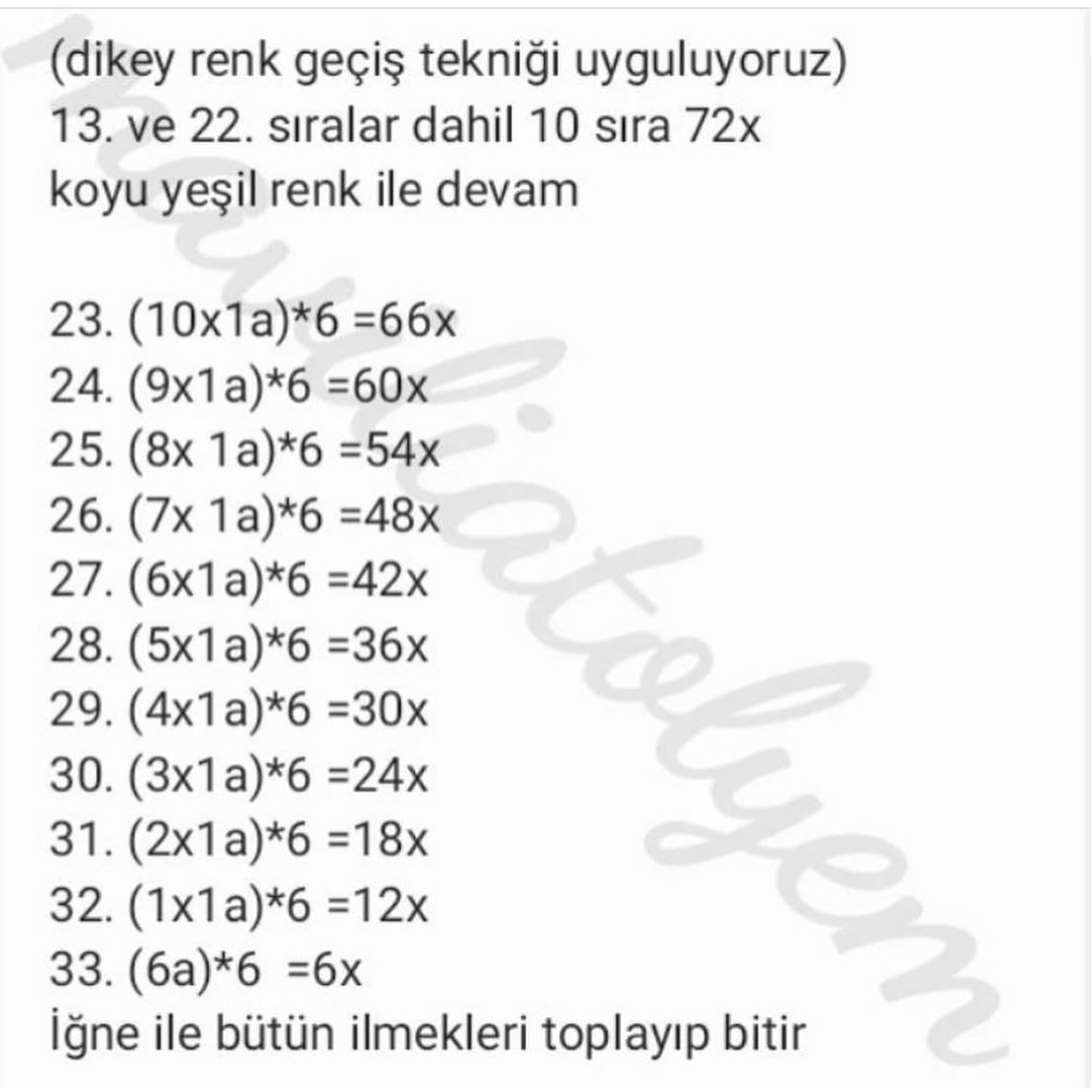 KAPLUMBAĞA İĞNELİK TARİFİ: Şirin ve pratik amigurumi