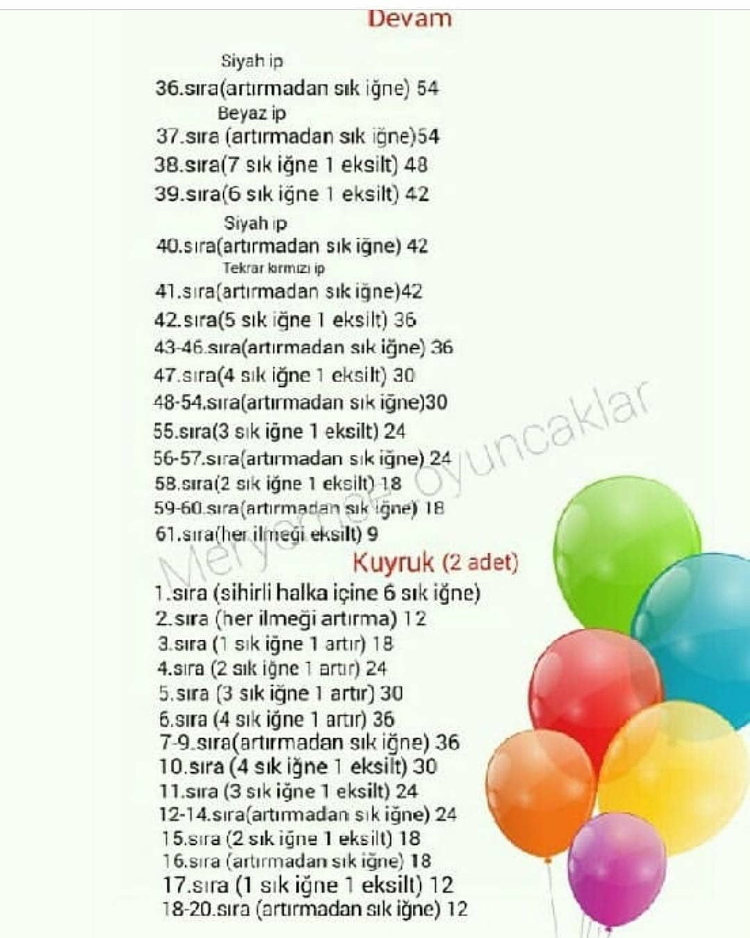 KIRMIZI BALIK AMİGURUMİ ÖRNEĞİ