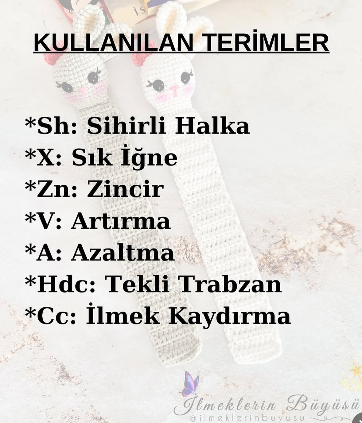 KİTAP AYRACI: ÜCRETSİZ ÖRGÜ TARİFİ