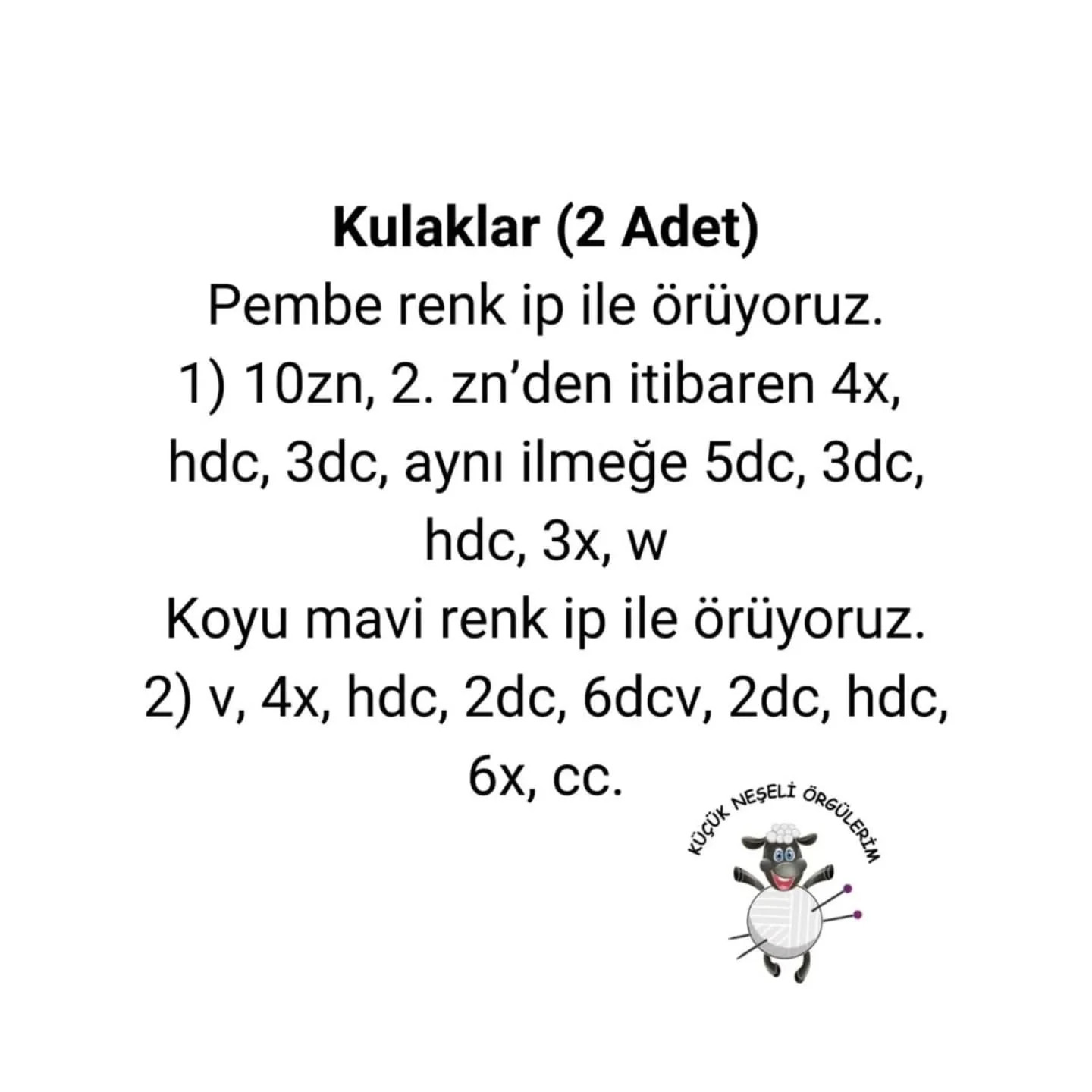 Küçük Stitch Amigurumi Şeması