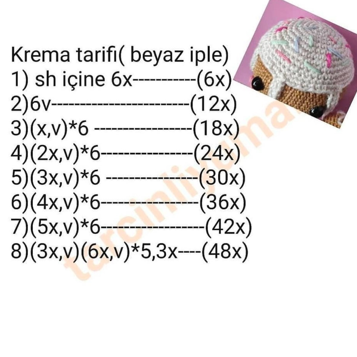 Kurabiye Adam Amigurumi Tarifi