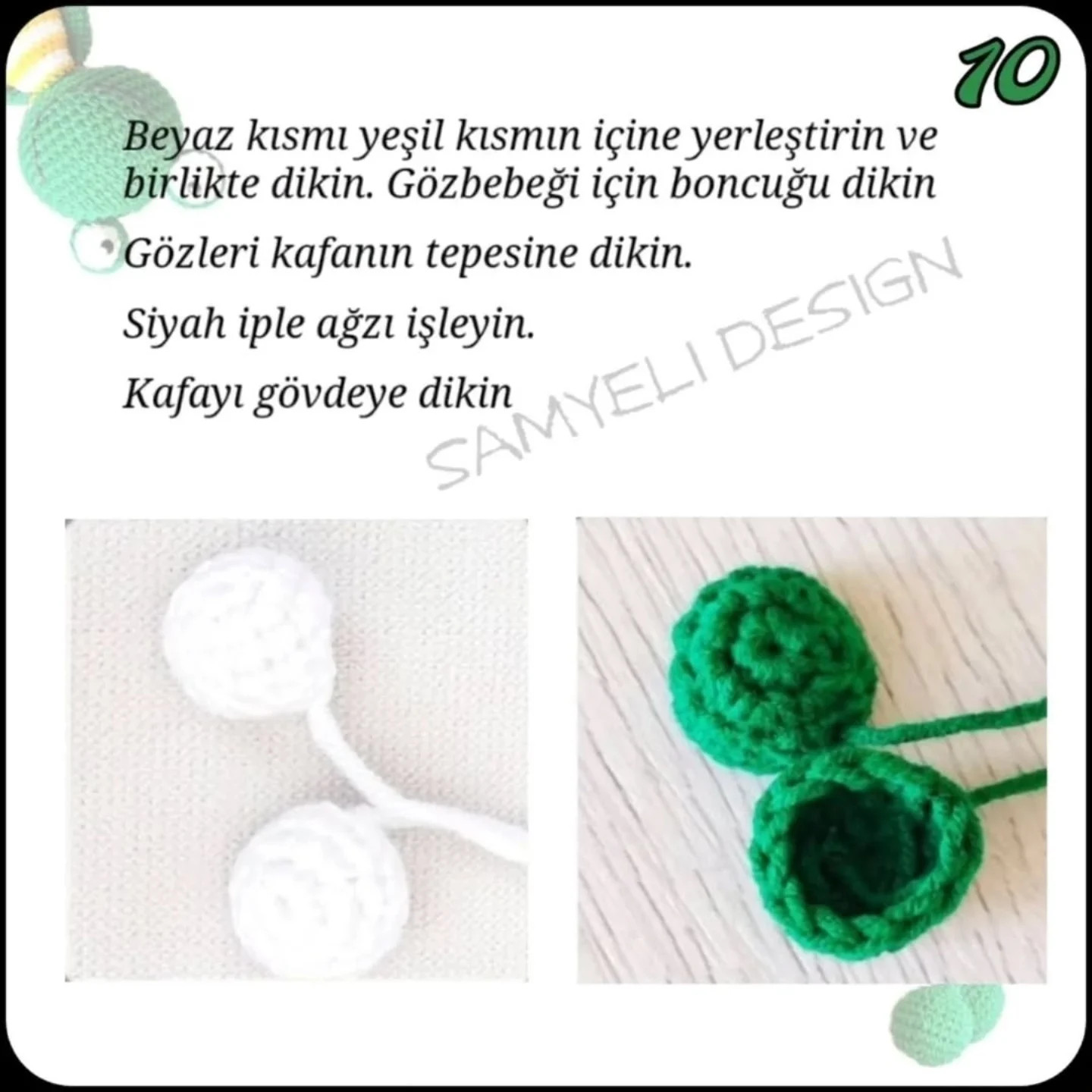 KURBAĞA AMIGURUMI ÖRNEĞİ