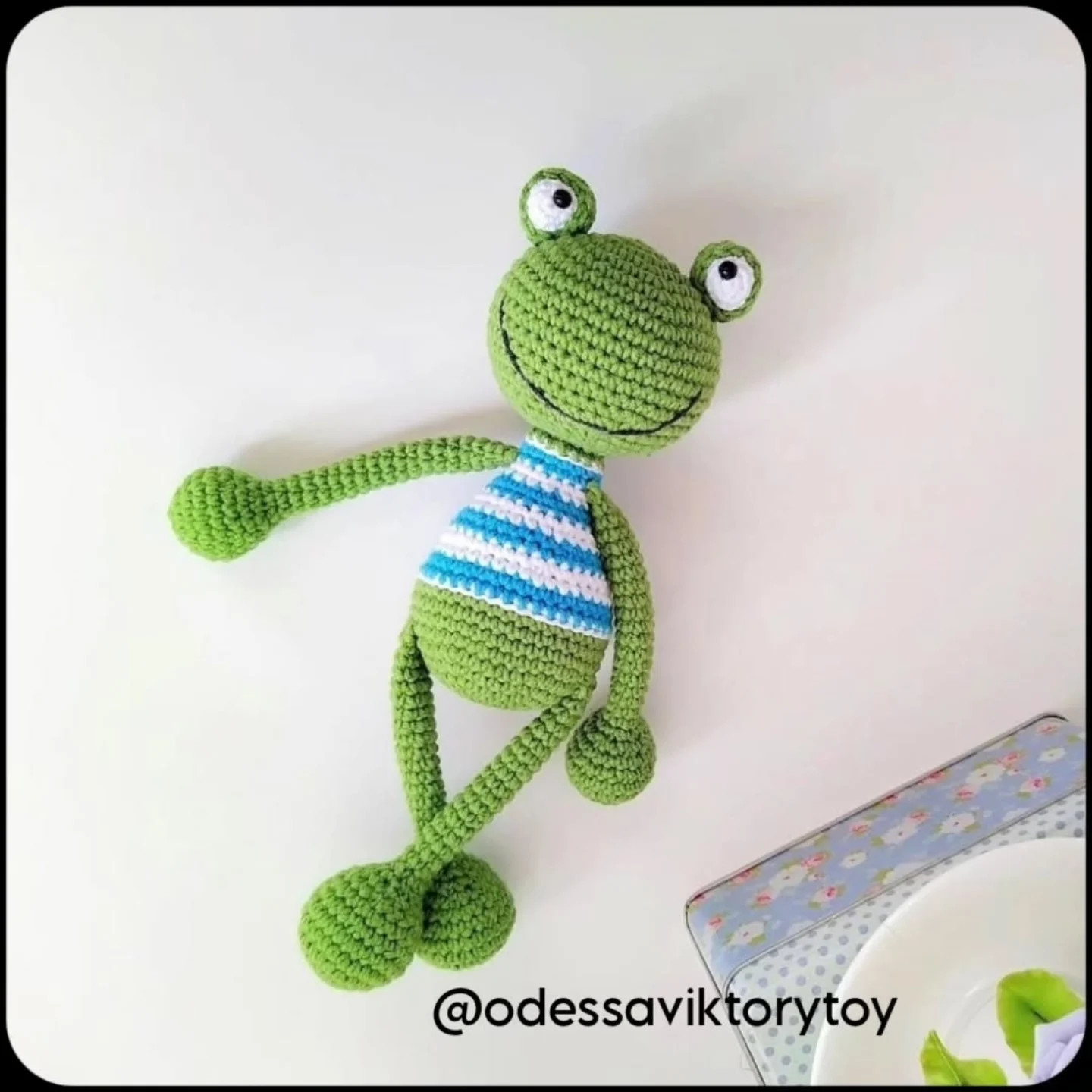 KURBAĞA AMIGURUMI ÖRNEĞİ