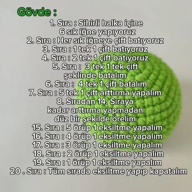 Kurbağa araba süsü amigurumi tarifi