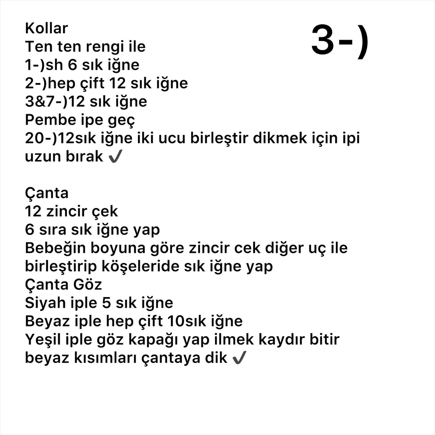 Kurbağa Kız Bebek Amigurumi Tığ İşi Tarifi