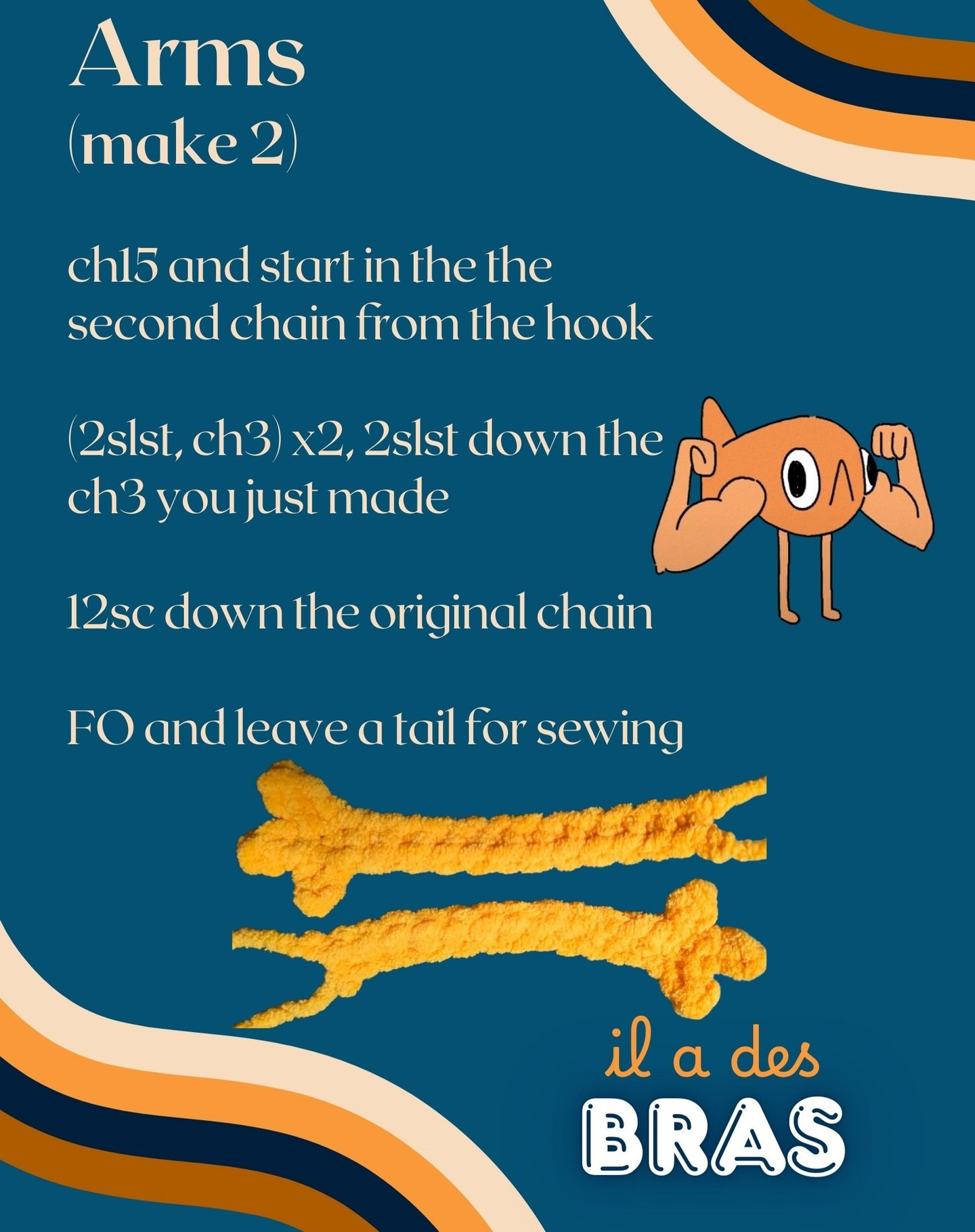 Le Poisson Steve Crochet Pattern Chart