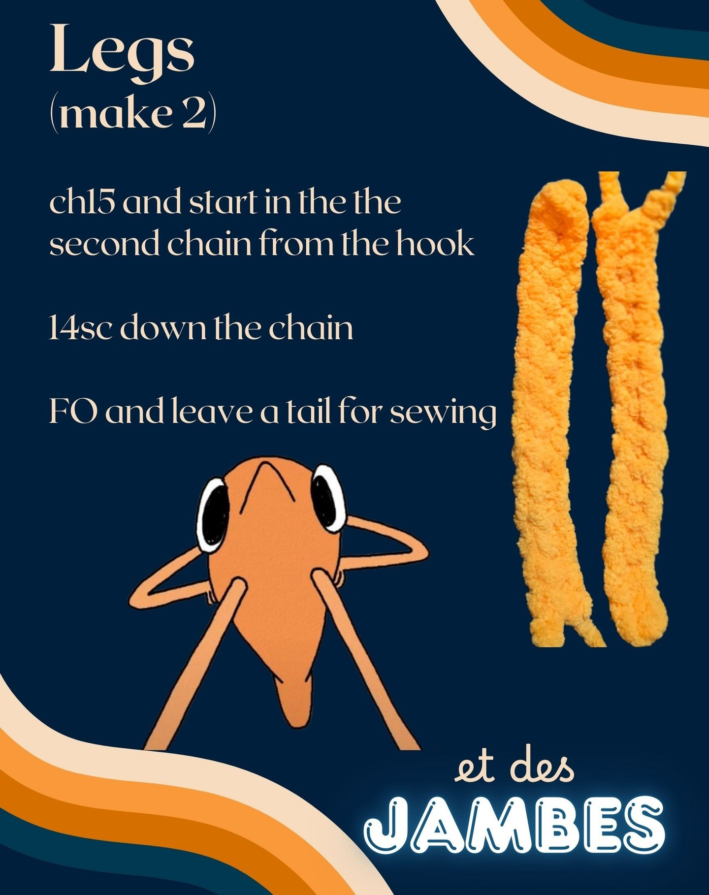 Le Poisson Steve Crochet Pattern Chart