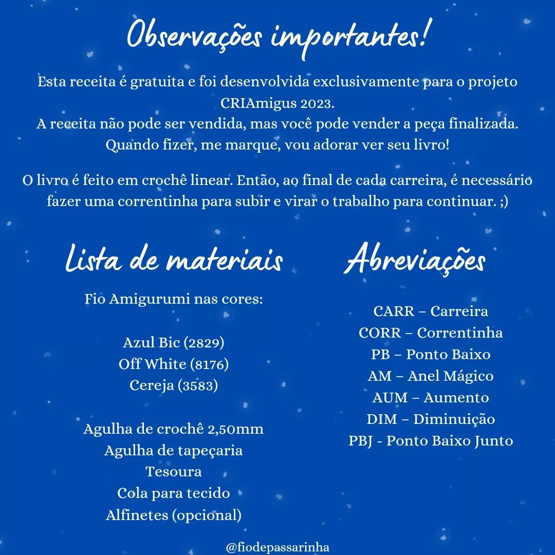 Livro de Crochê: Gráfico de Coração em Formato de Livro