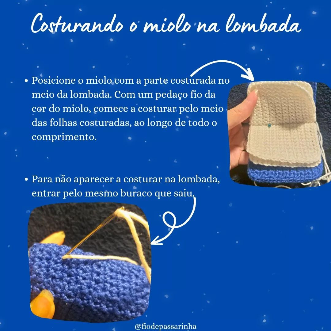 Livro de Crochê: Gráfico de Coração em Formato de Livro