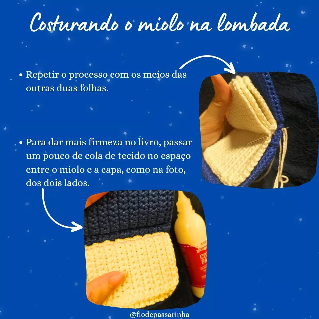 Livro de Crochê: Gráfico de Coração em Formato de Livro