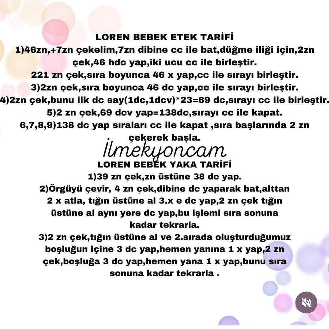 Loren Bebek Amigurumi Şeması Ücretsiz