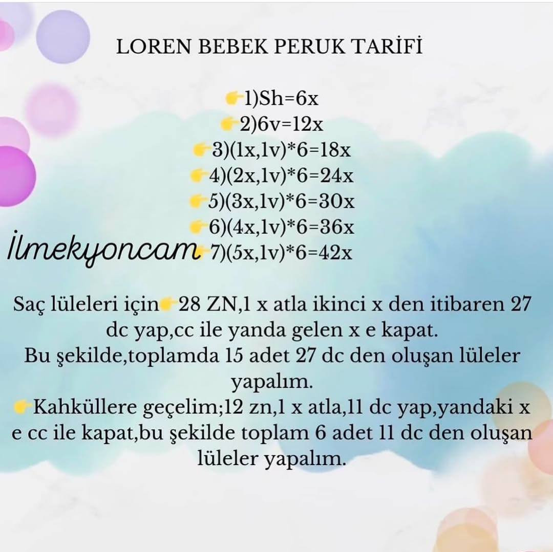 Loren Bebek Amigurumi Şeması Ücretsiz
