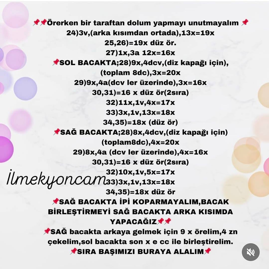 Loren Bebek Amigurumi Şeması Ücretsiz