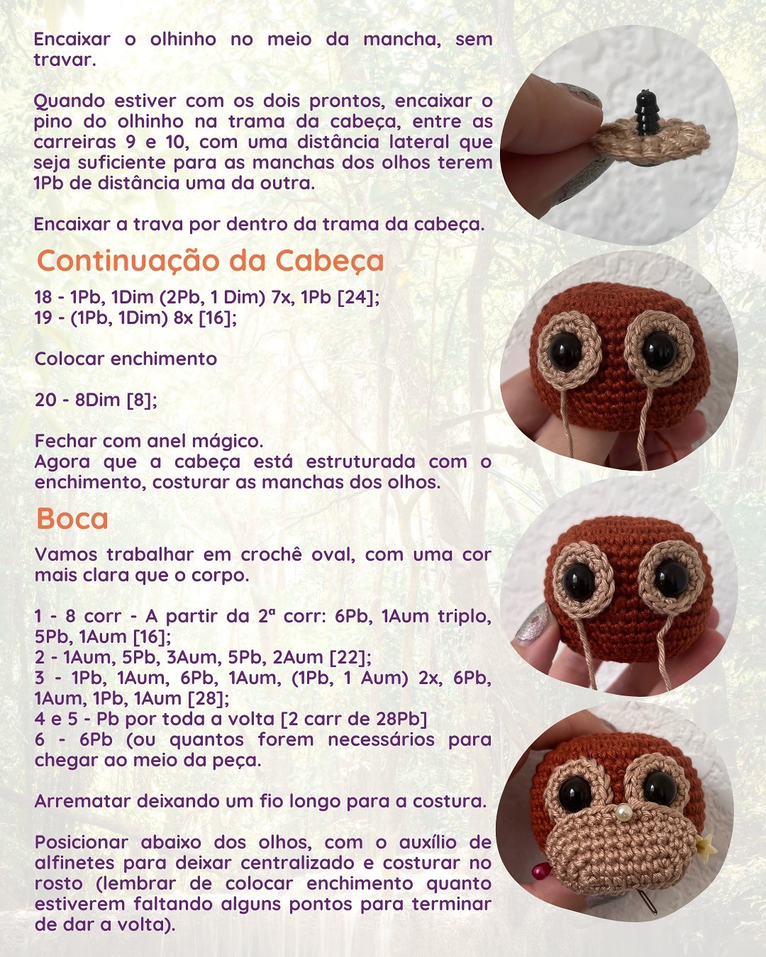 Macaquinho Paco: Gráfico de crochê grátis!