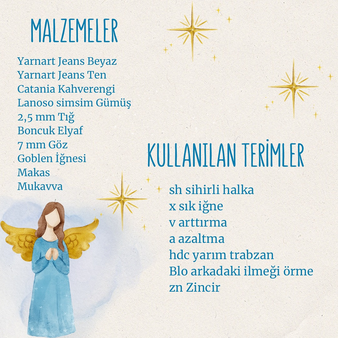 Mankenli Bebek Amigurumi Şeması Ücretsiz