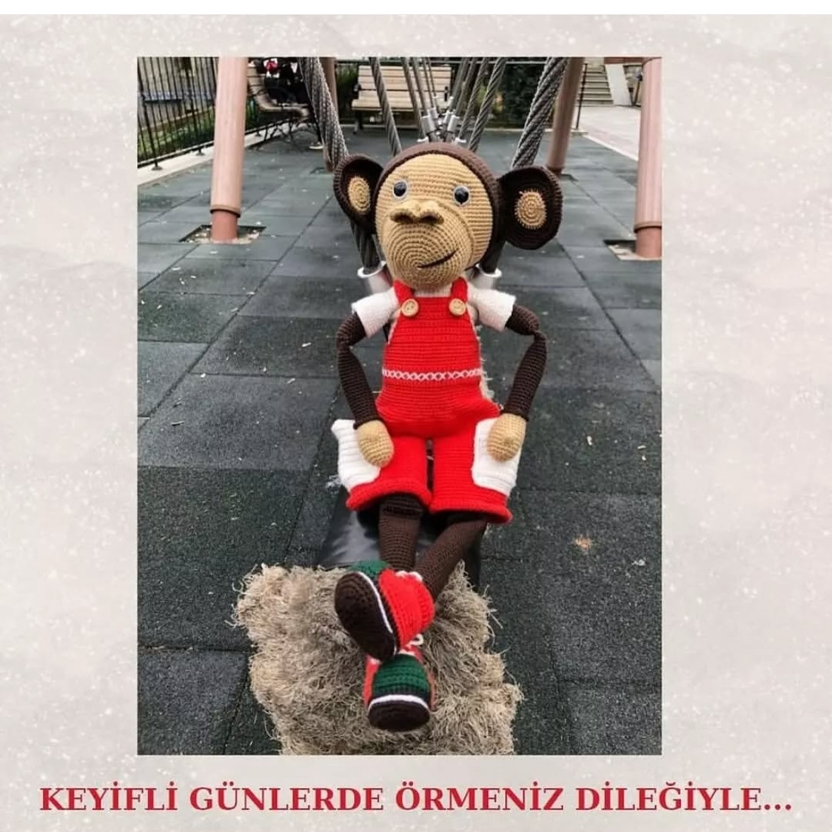 MAYMUN CHARLIE AMIGURUMI TARİFİ: 1.BÖLÜM
